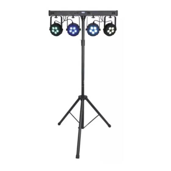 SHOWTEC Pinspot Bar 4 RGBW User Manual