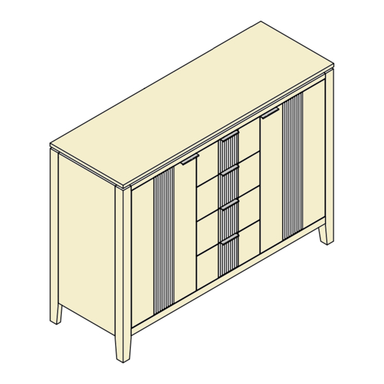 Bob's Discount Furniture PLAZA SIDEBOARD Assembly Instructions