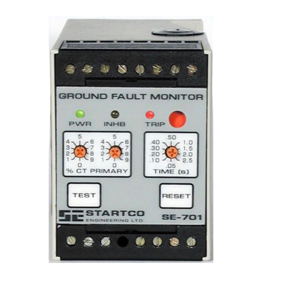 Startco SE-701 Manual