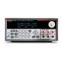 Keithley 2230-60-3 Quick Start Manual