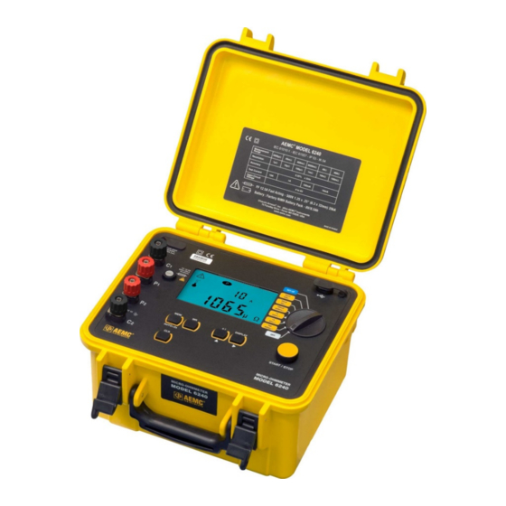 AEMC instruments 6240 User Manual
