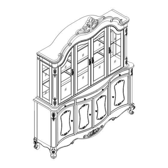 Royal Classics CONSTANTINE CHINA D532-40T Assembly Instructions