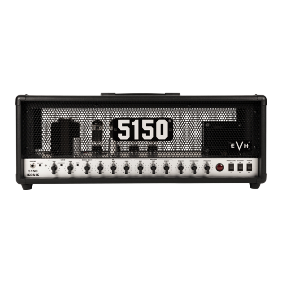 Evh 5150 ICONIC Series Owner's Manual