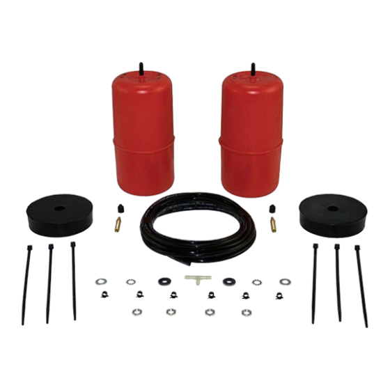 Air Lift 60739 Installation Manual