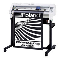 Roland CAMM-1 PRO GX-300 Service Notes