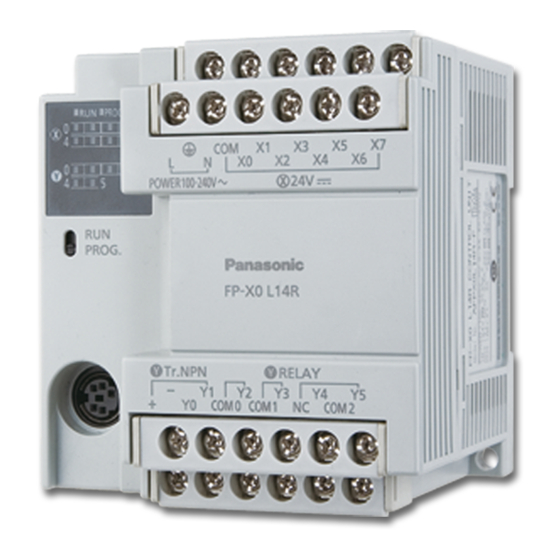 Panasonic FP-X0 L60MR User Manual