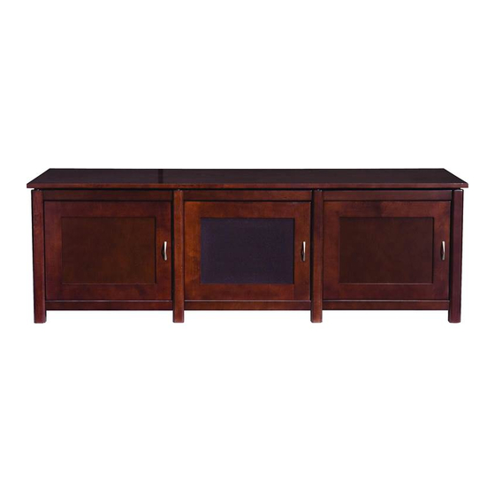 Sanus Systems Woodbrook Furniture WFV66 Assembly Instructions Manual