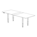 Uplift Desk V2 Height Adjustable Conference Ping Pong Table Assembly Instructions Manual
