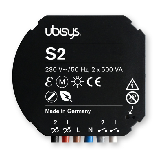 Ubisys Power Switch S2 Quick Start Manual