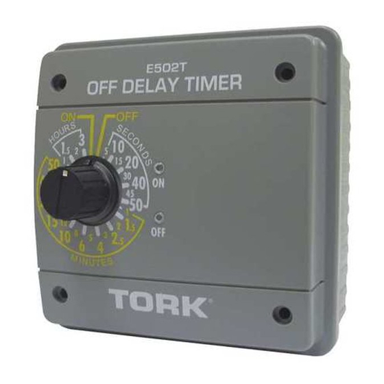 Tork Timers User Manual