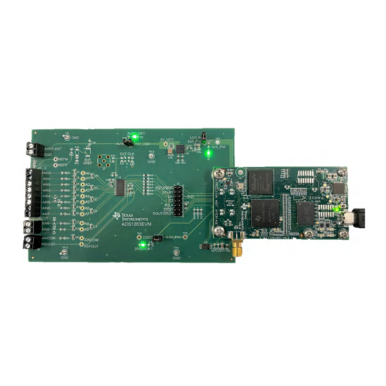 Texas Instruments ADS1263EVM-PDK User Manual