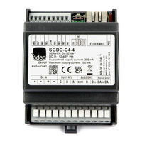 ADEO CONTROL SGDD-C4-4 Installation And User Manual