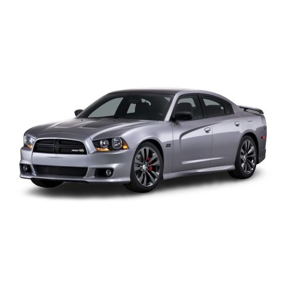 Dodge 2014 CHARGER User Manual