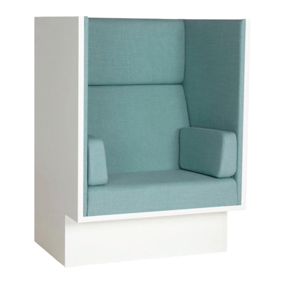 Horreds MUTE Easy chair Assembly Instructions Manual