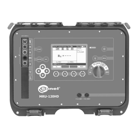 Sonel MRU-120HD User Manual