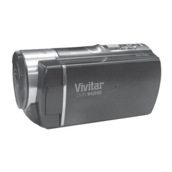 Vivitar DVR 942HDv3 Digital Camcorder Manuals