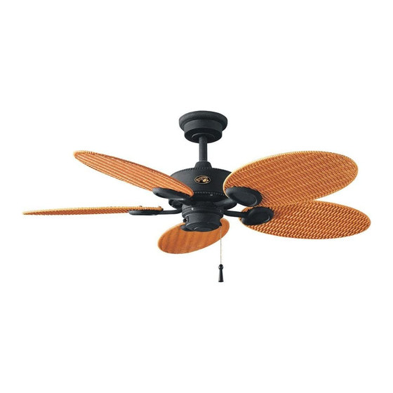 HAMPTON BAY PALM BEACH Ceiling Fan Manuals