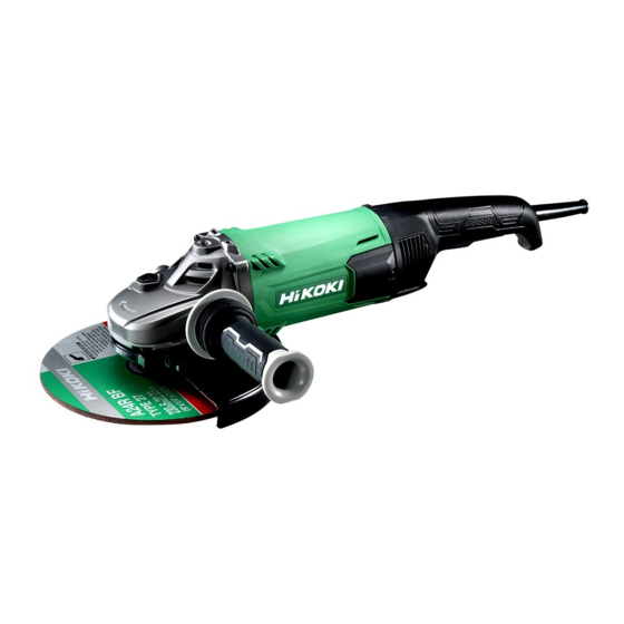 User Manuals: HIKOKI G23SC4 230mm Disc Grinder