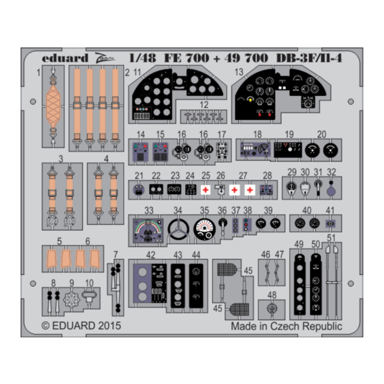 Eduard Zoom DB-3F / Il-4 S.A. Manual