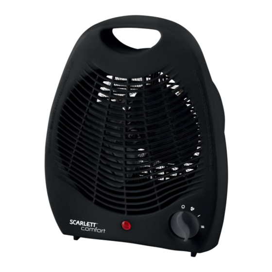 SCARLETT COMFORT SC-FH212S INSTRUCTION MANUAL Pdf Download | ManualsLib