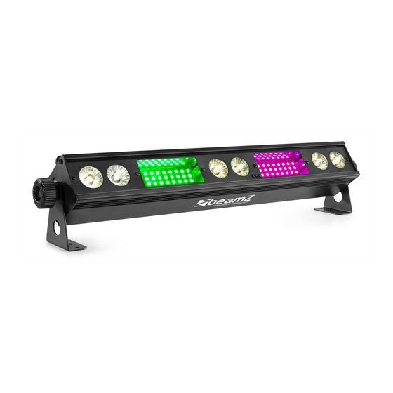 User Manuals: Beamz LSB340 LED Bar Light