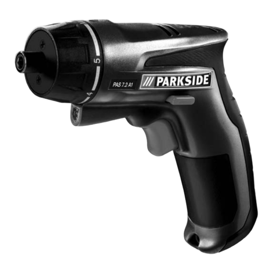 Parkside PAS 7.2 A1 Operation And Safety Notes