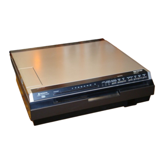 Hitachi VIP201P Operating Manual