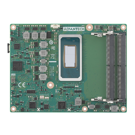 Advantech SOM-5885 User Manual