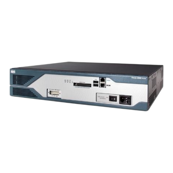 Cisco 2851 - Integrated Services Router User Manual