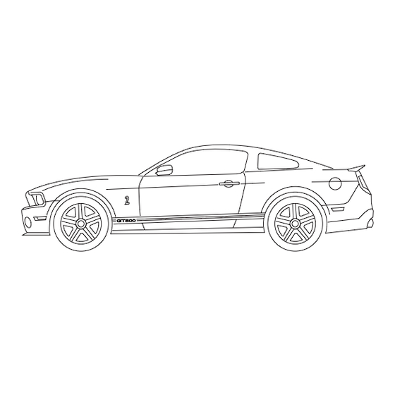 Ford 05+ Mustang 2012 Supplement Manual