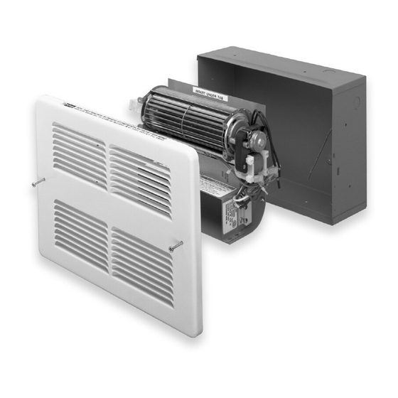 KING WHF Fan Force Electric Space Heater Installation And Operating Instructions