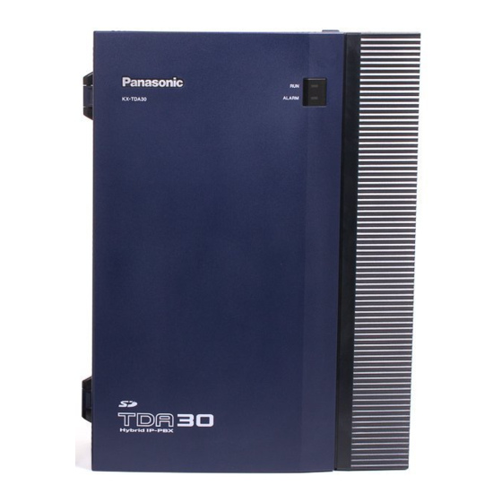 Panasonic KX-TDA30 Installation Manual