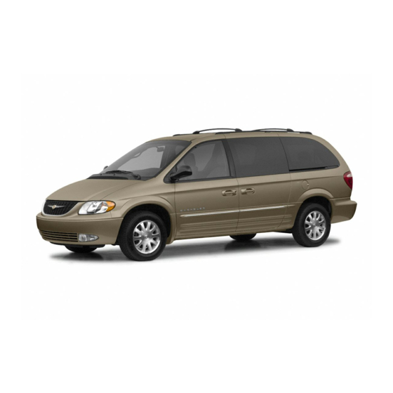 Chrysler Town and Country 2003 Manuals