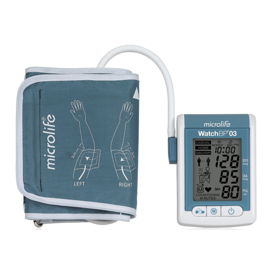Microlife WatchBP 03 Instruction Manual