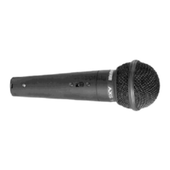 Shure AXS 1 User Manual