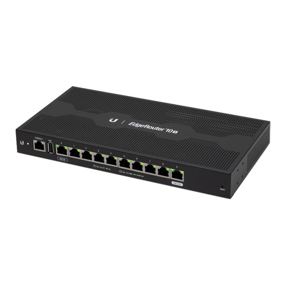 Ubiquiti EdgeRouter 10X Manuals