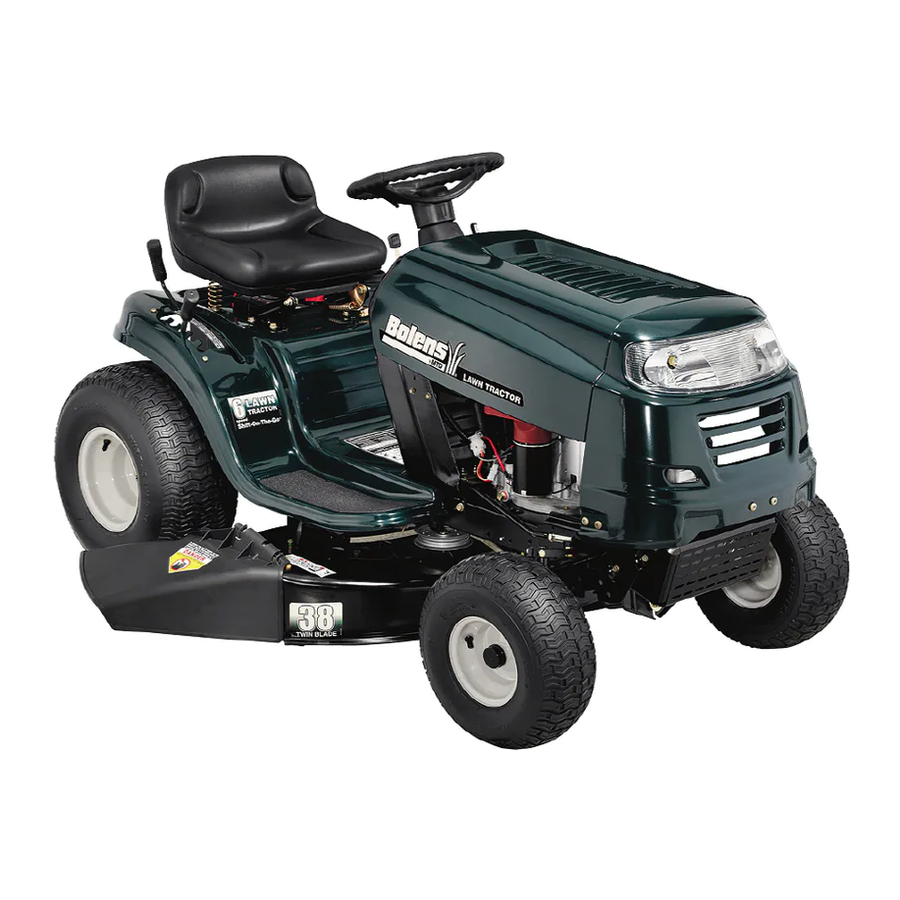 Bolens TRANSMATIC LAWN TRACTOR 660 Operator's Manual