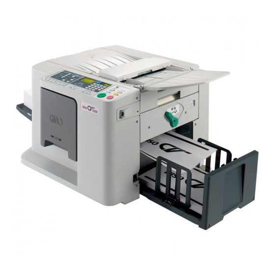 Riso CV Series Setting Manual