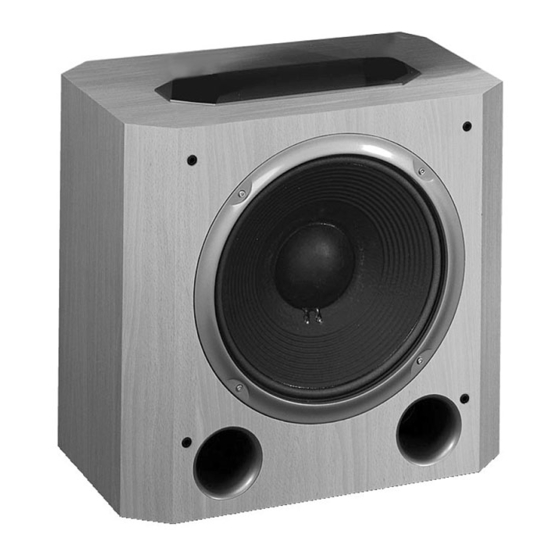 JBL Performance Series PT800 Owner's Manual