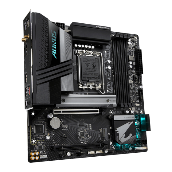 Gigabyte B760M AORUS PRO DDR4 User Manual