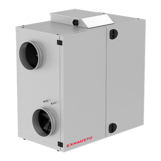 Exhausto VEX150CF Horizontal HCW Instructions Manual