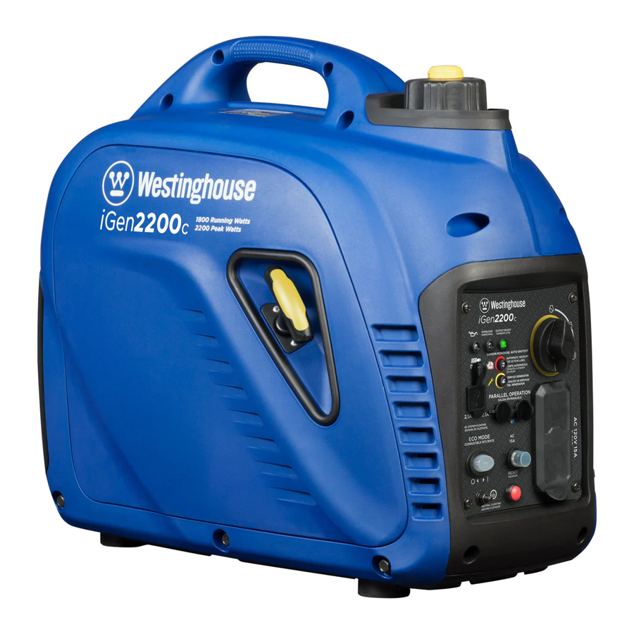 Westinghouse iGen2200c - Inverter Generator Manual