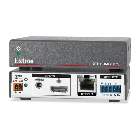 Extron electronics HDMI 230 D Manuals