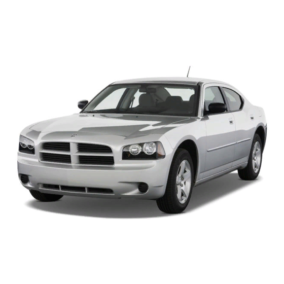 Dodge 2009 Charger Quick Reference Manual