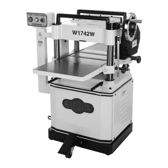 Shop fox W1742W Owner's Manual