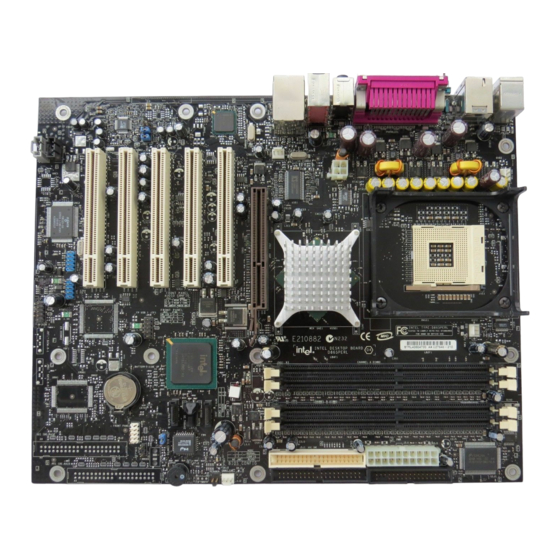Intel D865PERL Quick Reference