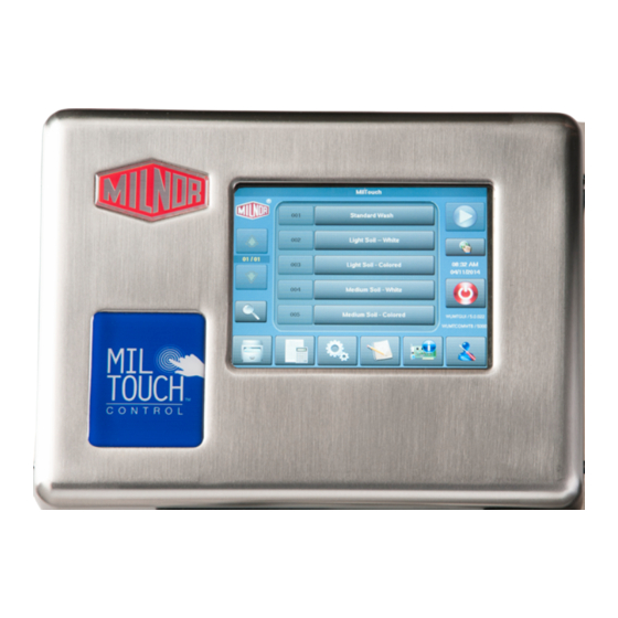 Milnor MilTouch Operator's Manual