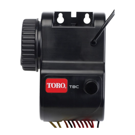 Toro TBC WP User's Manual And Installation Instructions