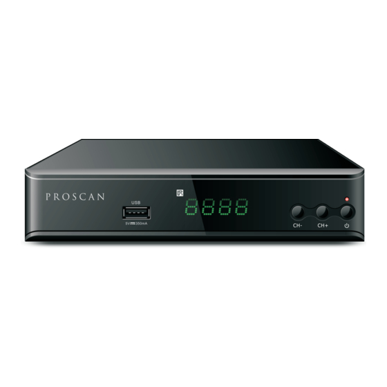 User Manuals: ProScan PAT102-D Television Converter