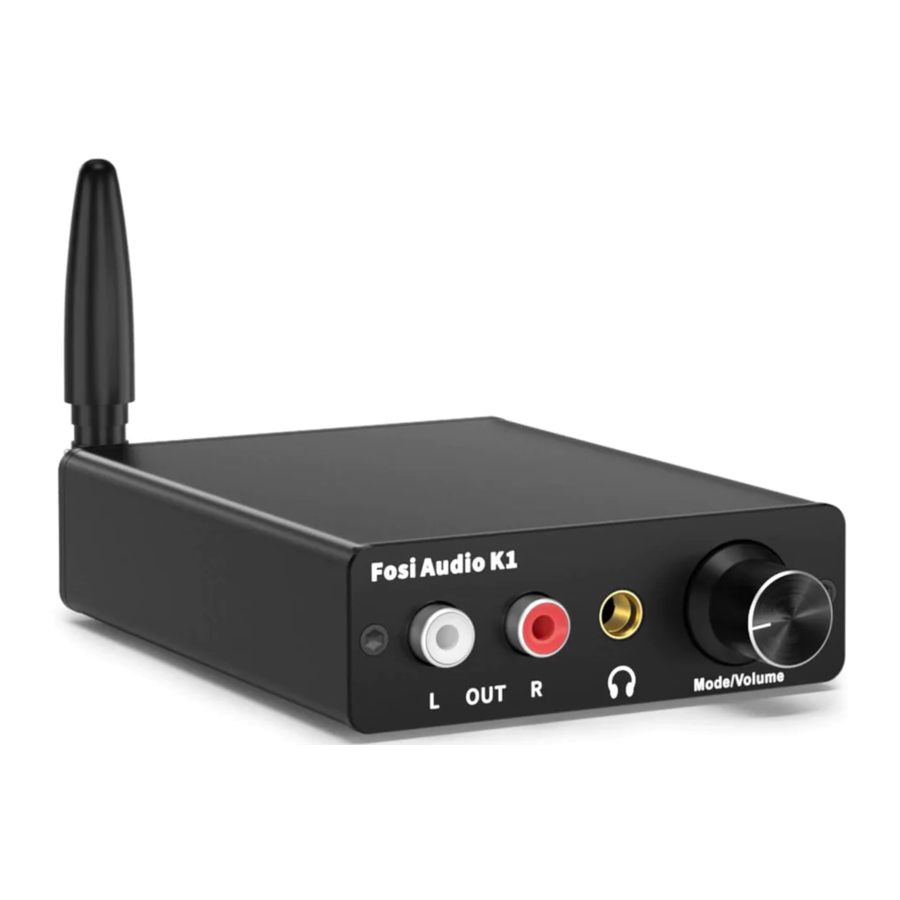 Fosi Audio K1 - Ultra-Miniature Digital-to-Analog Converter & Decoder Manual